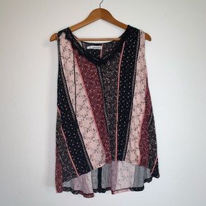 2X Multicolored Maurices Dressy Sleeveless Top